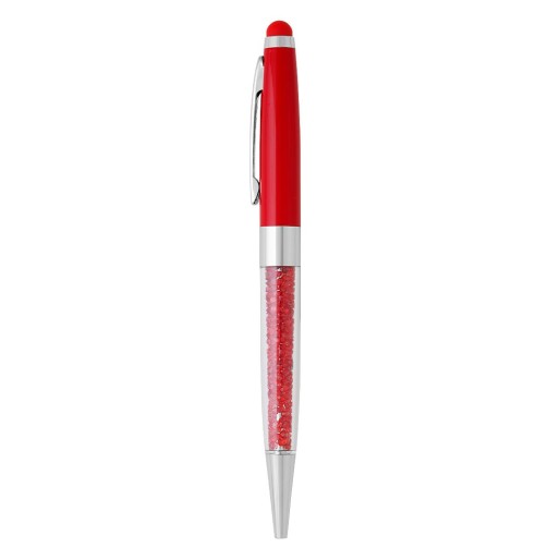 BARONESA, metal "touch" ball pen, red