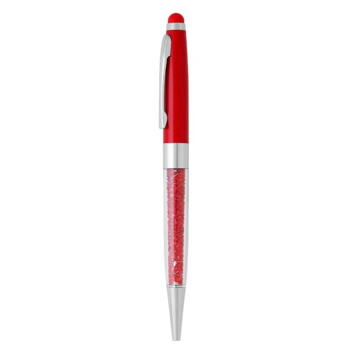 BARONESA, metal "touch" ball pen, red
