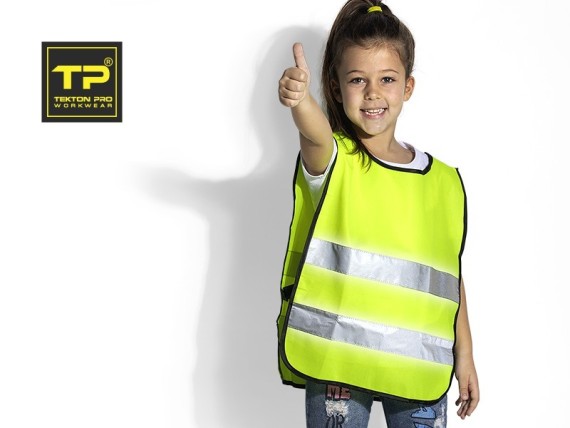 VISBO KID, dečji sigurnosni prsluk, fluorescentni