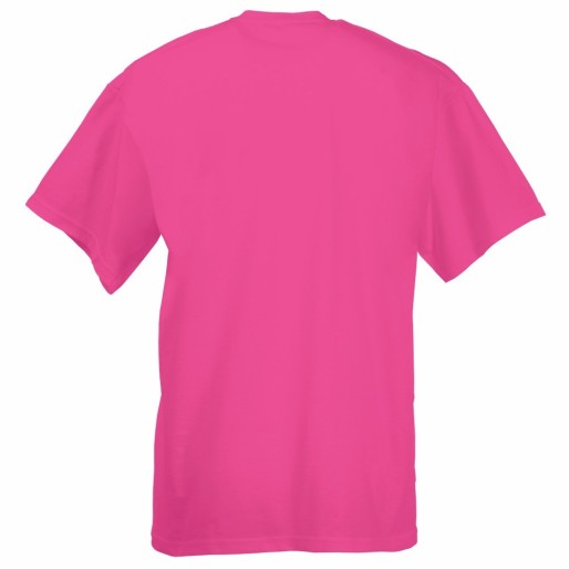 Fruit of the Loom, Valueweight, men's cotton T-shirt, fuchsia, L