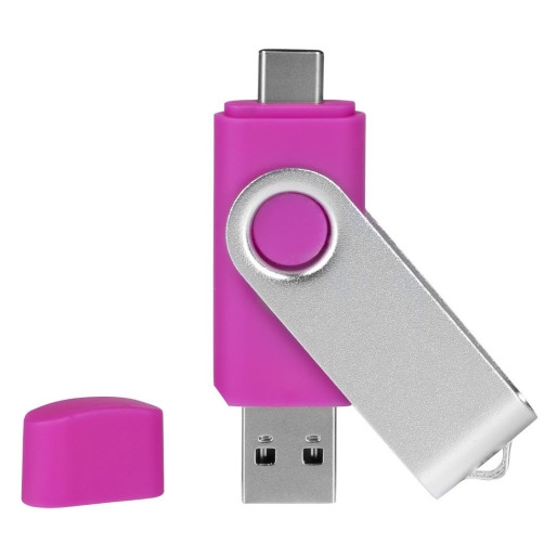 SMART C SILVER, usb flash memory, pink, 16GB