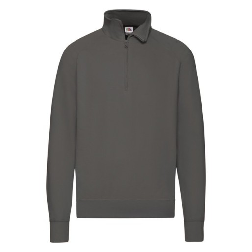 Fruit Of The Loom Fruit Of The Loom Lightweight Zip Neck Sweat, Lagani Duks, Sweat, Lagani Duks,