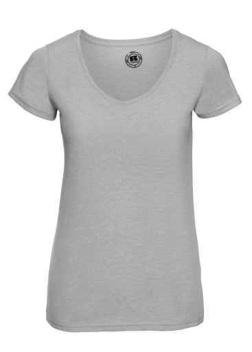 RUSSELL Women's t-shirt on V neckline HD