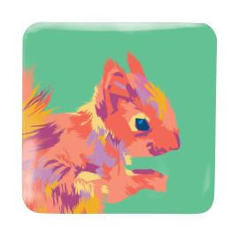 MagBadge Square pin button fridge magnet