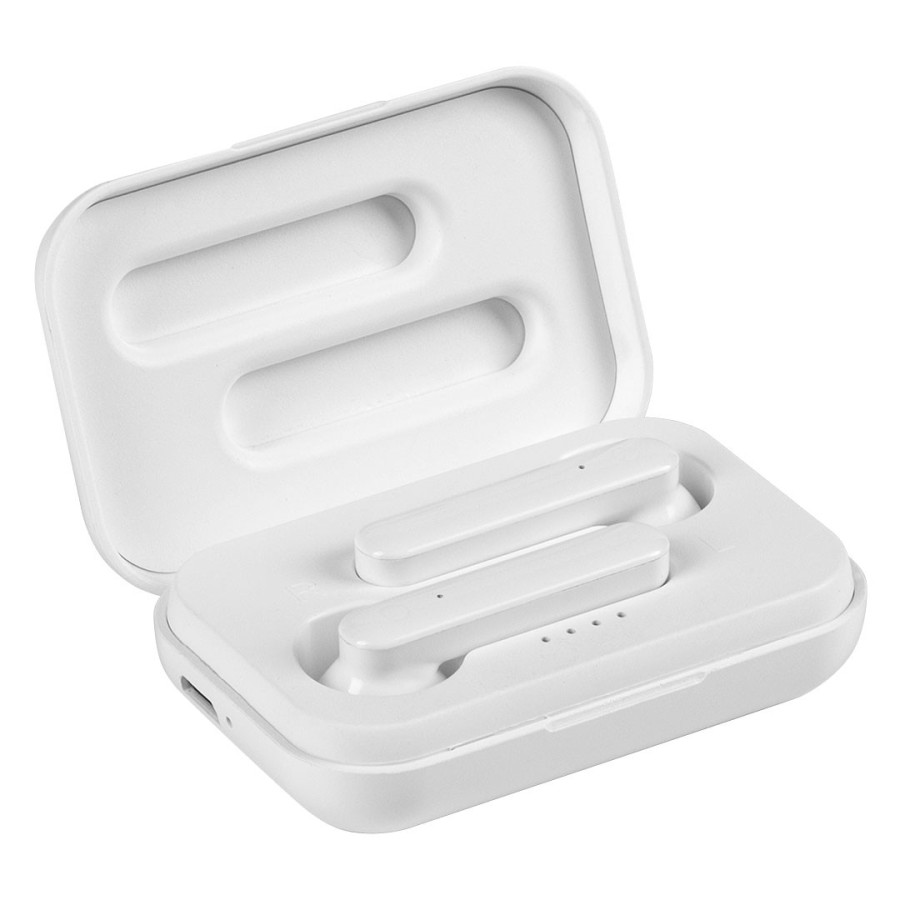 BLUE, wireless stereo headphones, white
