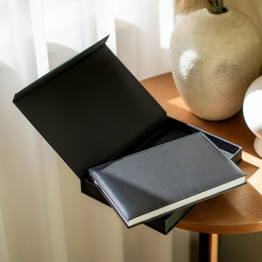 BOX A5, gift box for a5 notebook, black