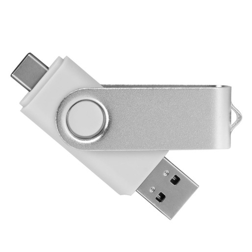 SMART C SILVER, usb flash memorija, beli, 8GB