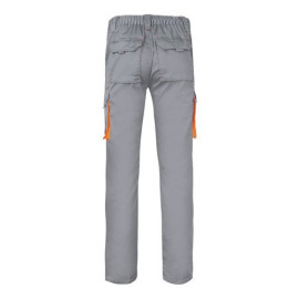 VL HYPNOS. Two-tone multi-pocket twill trousers (200g/m²), in cotton (35%) and polyester (65%)