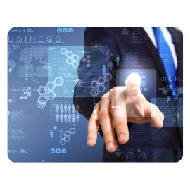 PURE PAD, mikrofiber podloga za kompjuterski miš 3 u 1, bela