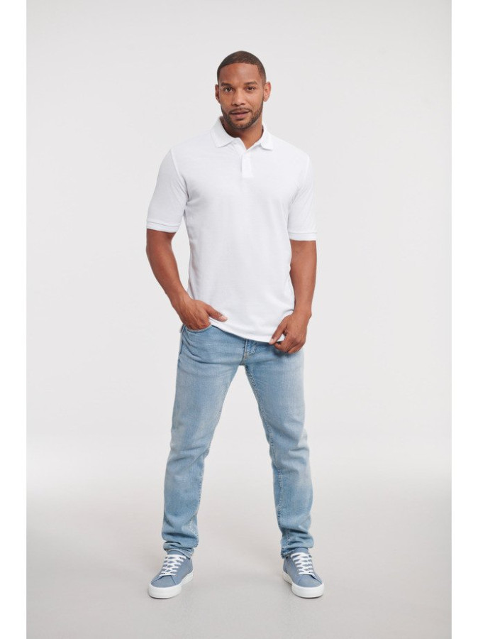 RUSSELL Men's HARDWEAR POLYCOTTON POLO