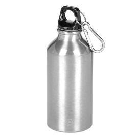 CAMPUS, sports bottle, 400 ml, silver