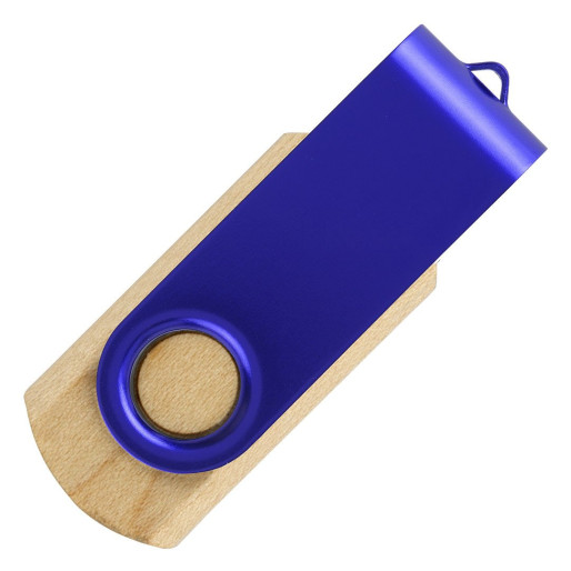 SMART WOOD, usb flash memory, royal blue, 8GB