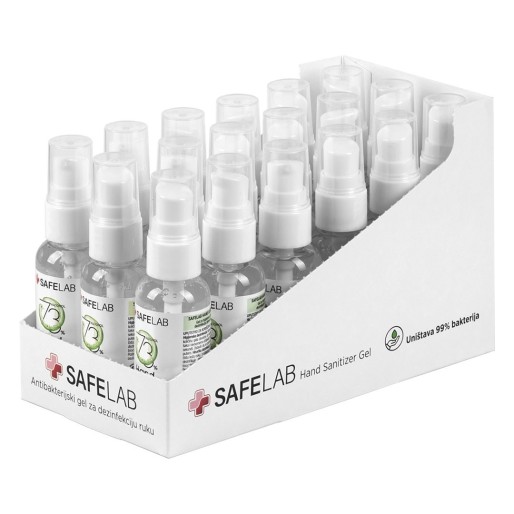 DEZ GEL 50P, antibacterial gel for hand disinfection, 50 ml, white