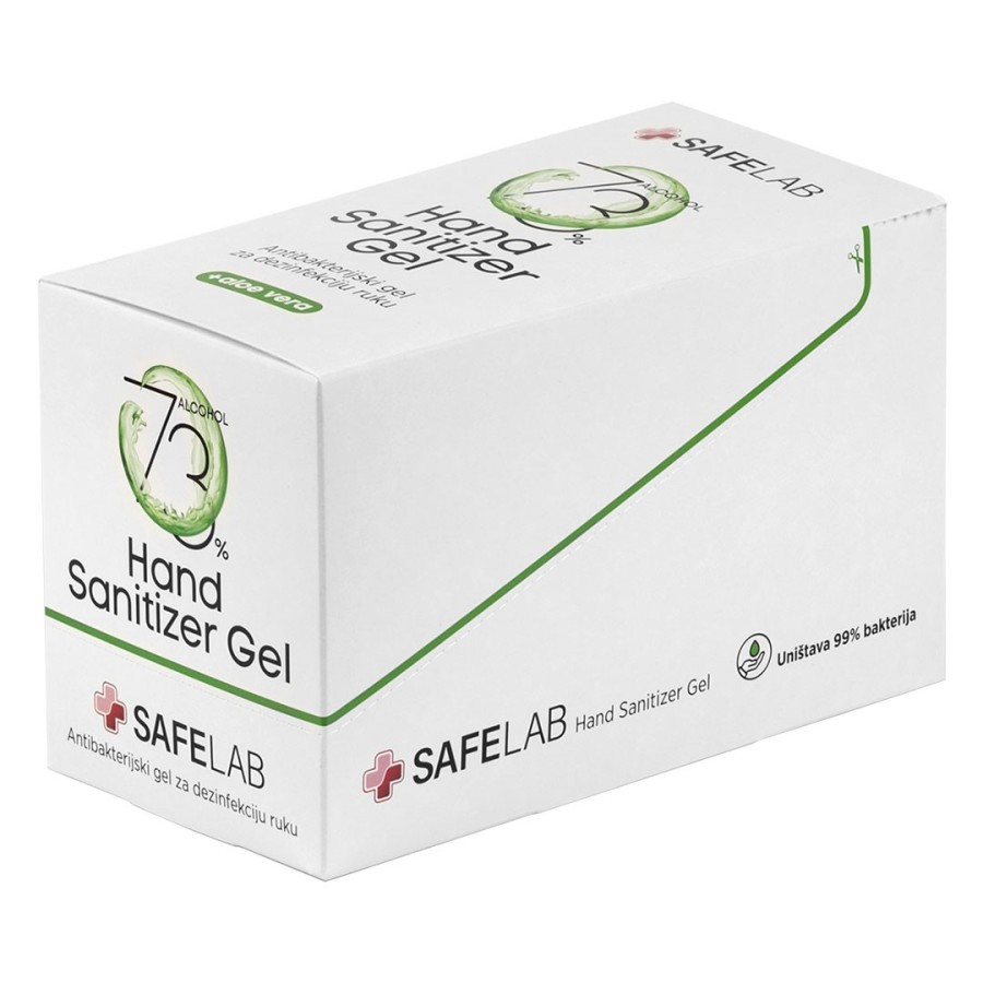DEZ GEL 50P, antibacterial gel for hand disinfection, 50 ml, white