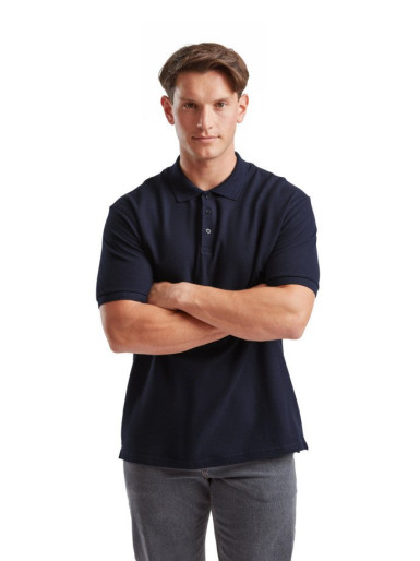 Fruit of the Loom, Premium Polo, premium polo majica za muškarce, tamno teget, L