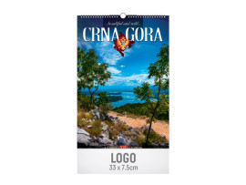 CRNA GORA,Zidni kalendar,7 listova