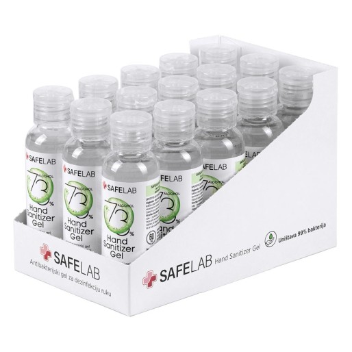 DEZ GEL 100F, antibacterial gel for hand disinfection, 100 ml, transparent