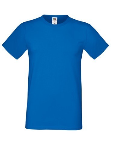 Fruit of the Loom, Sofspun, men's T-shirt, royal blue, 2XL