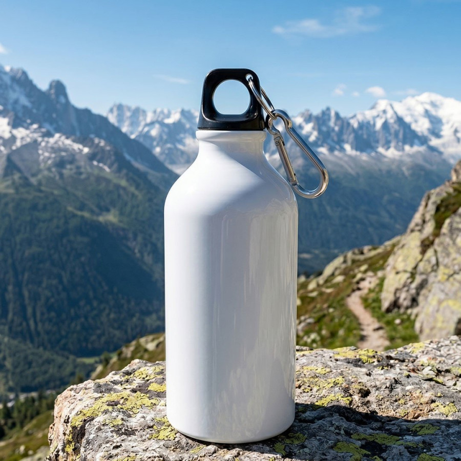 CAMPUS SUBLI, sportska boca, 400 ml, bela