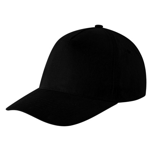 SUPER PROMO, cap, 5 panels, black