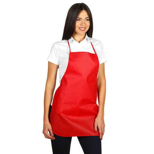 CUISINA, biodegradable apron, red