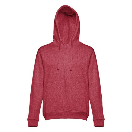 THC AMSTERDAM II. Men's hoodie in cotton and polyester with full zip