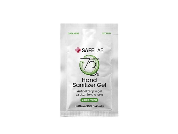 DEZ GEL MINI, antibacterial gel for hand disinfection, 2.5 ml, white