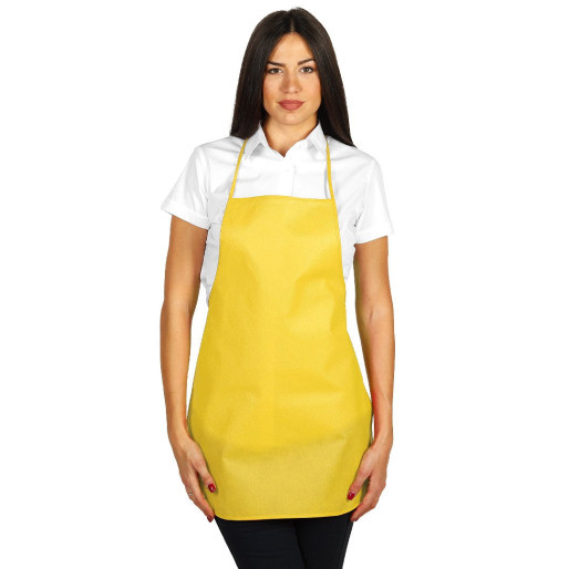 CUISINA, biodegradable apron, yellow