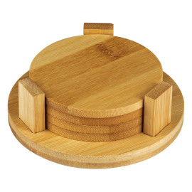 KOLOS, coaster set, 4/1, beige