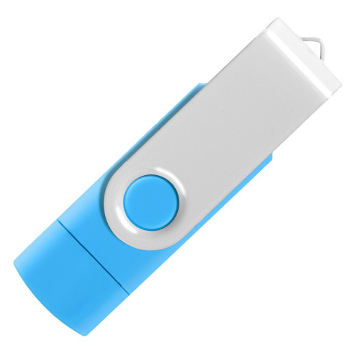 SMART C WHITE, usb flash memory, sky blue, 32GB