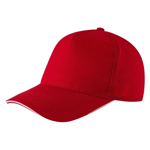 BASEBALL, cap, 5 panels, red