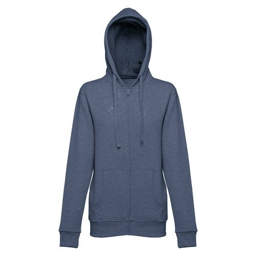 THC AMSTERDAM WOMEN II. Women's hoodie in cotton and polyester with full zip