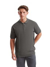 Fruit of the Loom, Premium Polo, premium men's polo shirt, light graphite, L