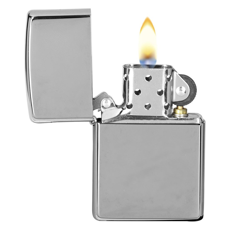 ZIPPO 250, metalni upaljač u poklon kutiji, sjajno metalni