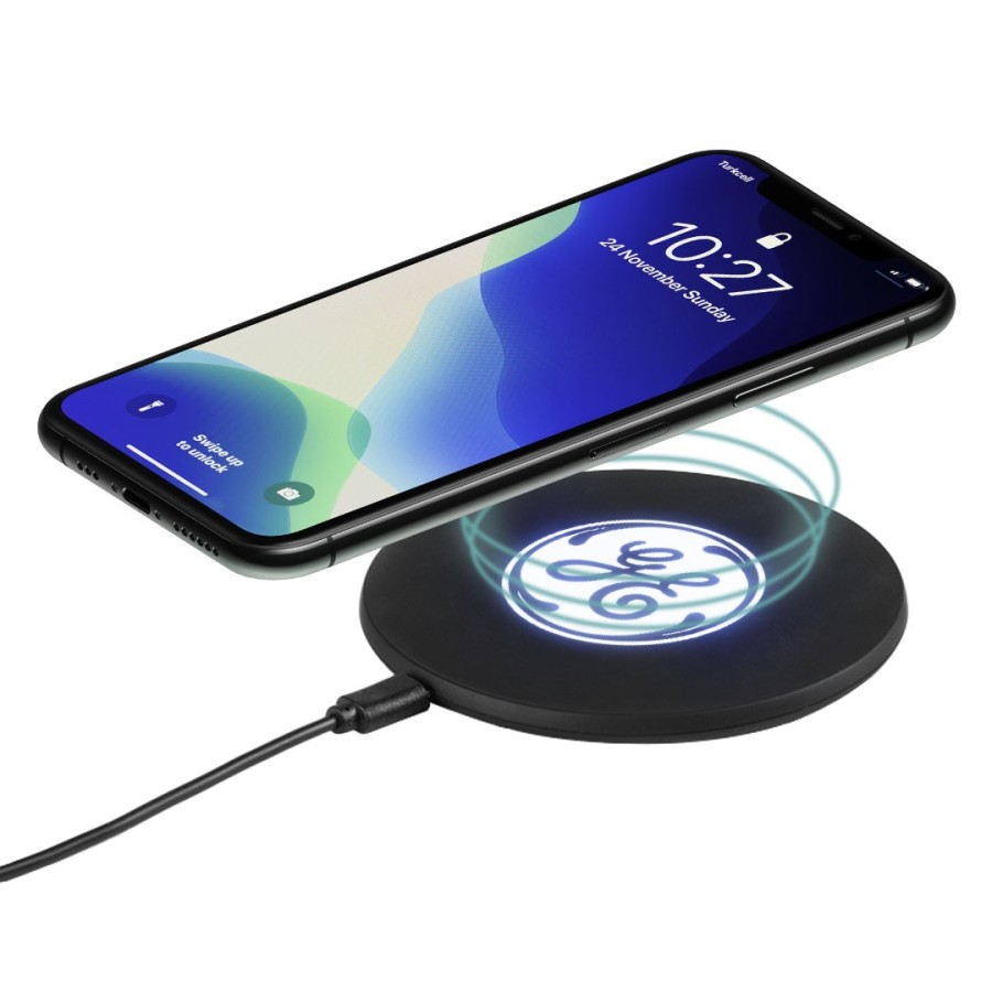 ION, bežični punjač za mobilne telefone, crni