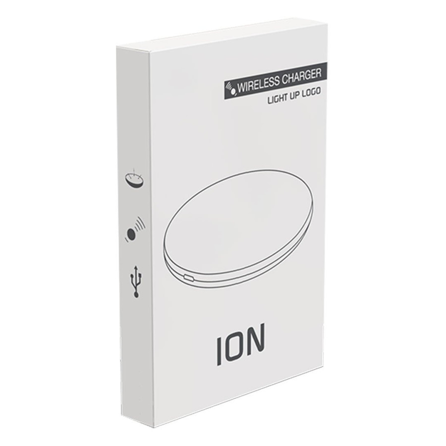 ION, bežični punjač za mobilne telefone, crni