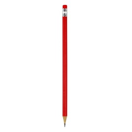 PIGMENT, wooden pencil hb with eraser, red