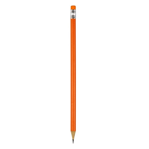 PIGMENT, wooden pencil hb with eraser, orange