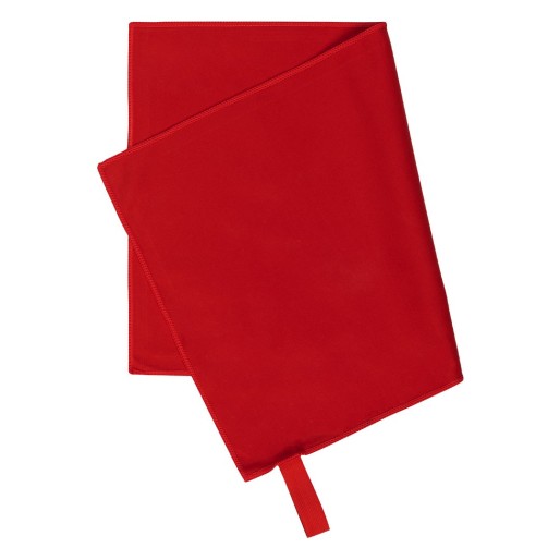 VELVET 30, microfiber towel, red