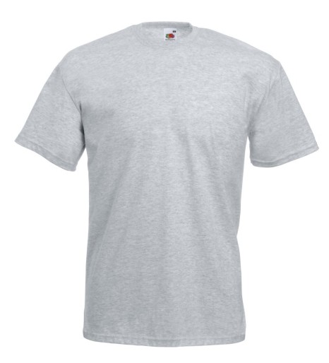 Fruit of the Loom, Valueweight, Men's Cotton T-shirt, Ash Gray, L
