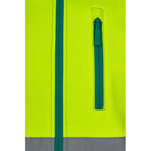 VL HESTIA. Dvobojna soft shell jakna (280g/m²), od poliestera (96%) i elastina (4%)