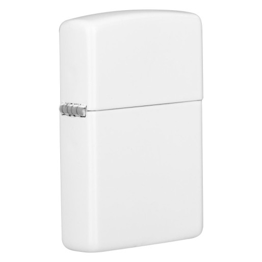 ZIPPO 214, metalni upaljač u poklon kutiji, beli