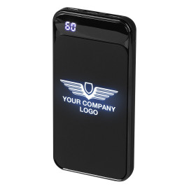 LIGHT W, pomoćna baterija, 10000 mah, bežično punjenje, crna