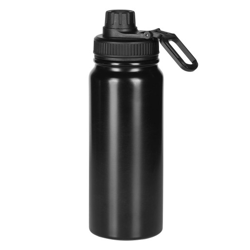SERIO, vacuum insulated bottle, 600 ml, black
