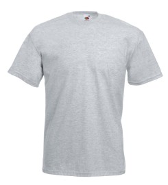 Fruit of the Loom, Valueweight, Men's Cotton T-shirt, Ash Gray, 2XL