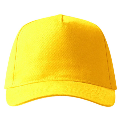 JUNIOR, dečji kačket, 5 panela, žuti