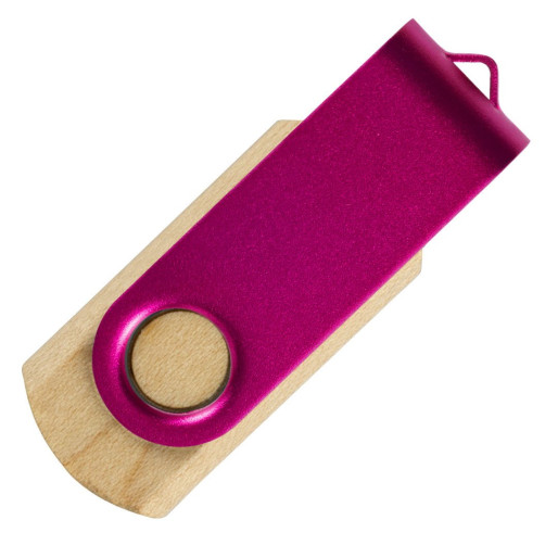 SMART WOOD, usb flash memory, pink, 64GB