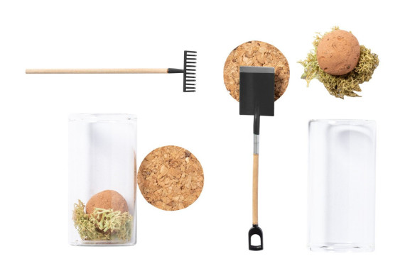 Winsu flower planting kit, with rake