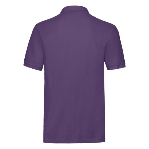 Fruit of the Loom, Premium Polo, premium polo shirt for men, purple, S