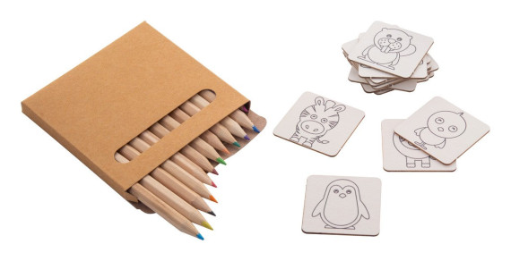 Colormor colouring memory game, animals